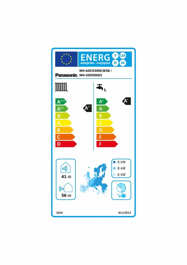 Toplotna črpalka Panasonic AQUAREA – High Performance, All in one, 2-področno ogrevanje in hlajenje, generacija K, 9 kW - slika 2